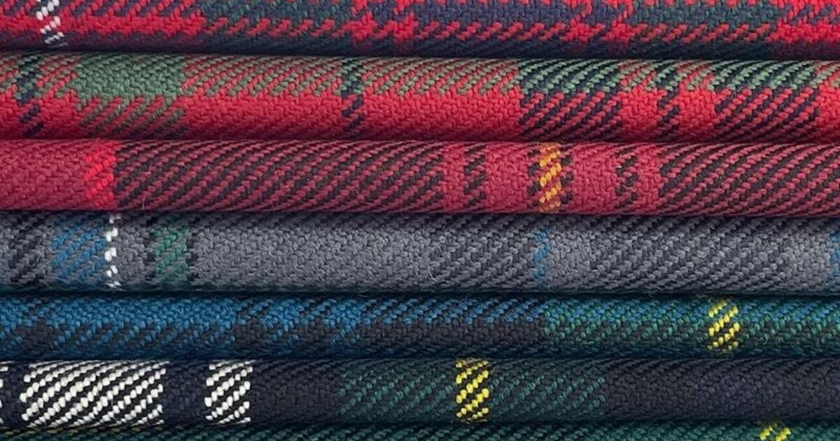 15oz Wool Plaid Fabric