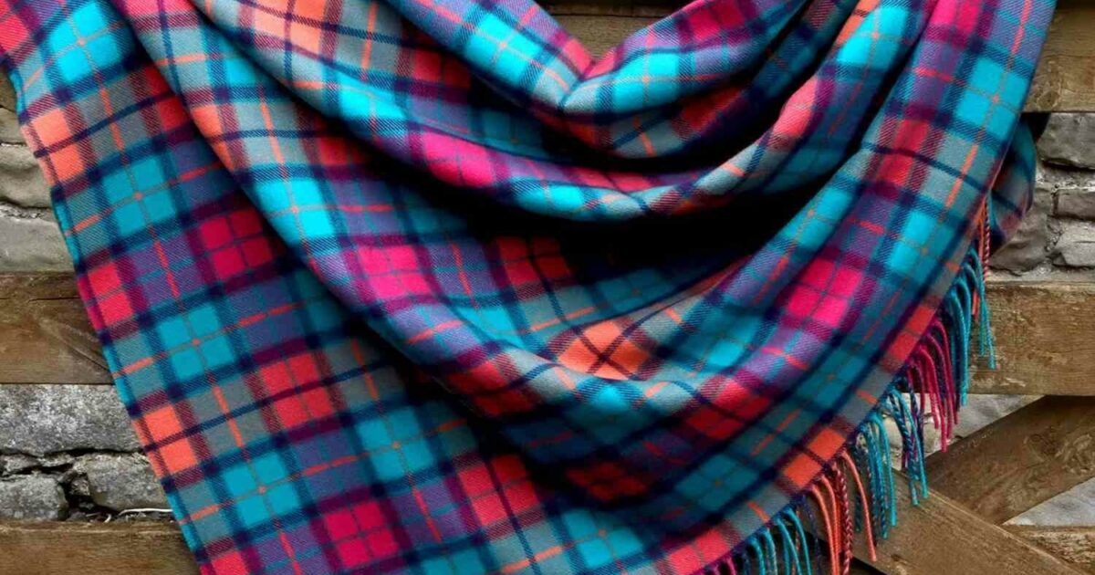 ウールのタータンチェック・ブランケットまたはスローの洗濯方法