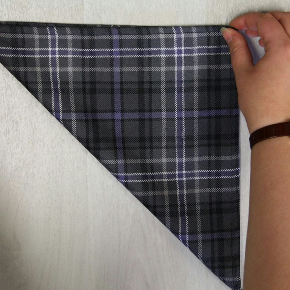 How to fold your tartan pocket square The Scallop…