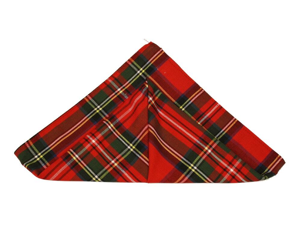 Tartan Napkins How to create the Stewart Royal…