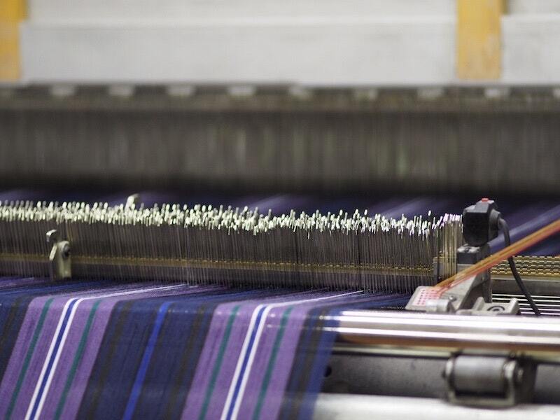 Tartan Fabric - Weaving Tartan Fabric - Weaving