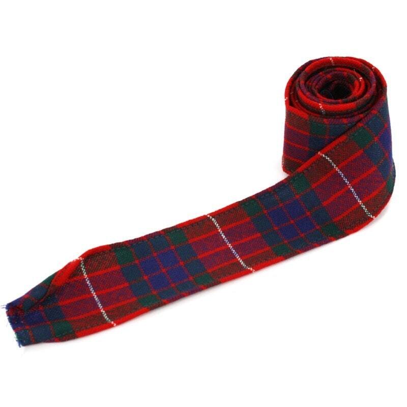 25mm Wide Wool Tartan Ribbon