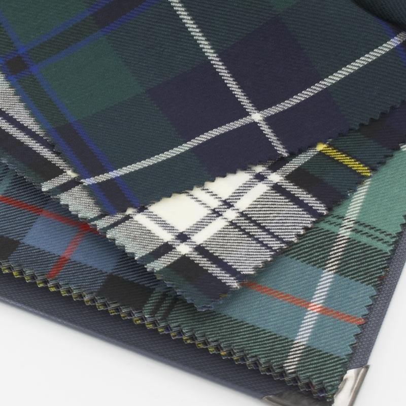 Echantillon de tissu de laine ecossais 16oz