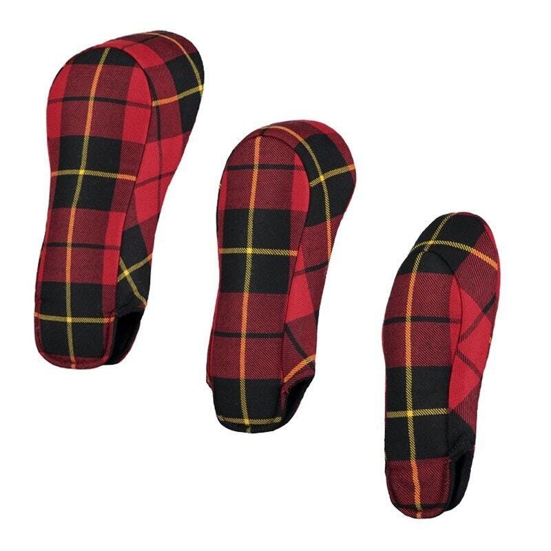 Tartan Golf Club Headcovers Set of 3 Up to 500…