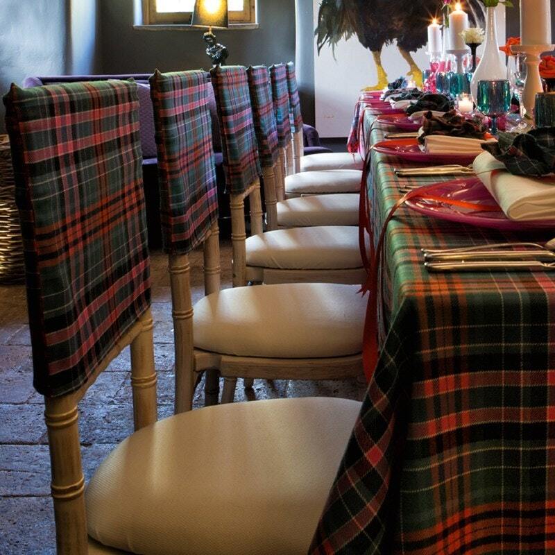 Tartan Chair Hoods Up to 500 Tartans