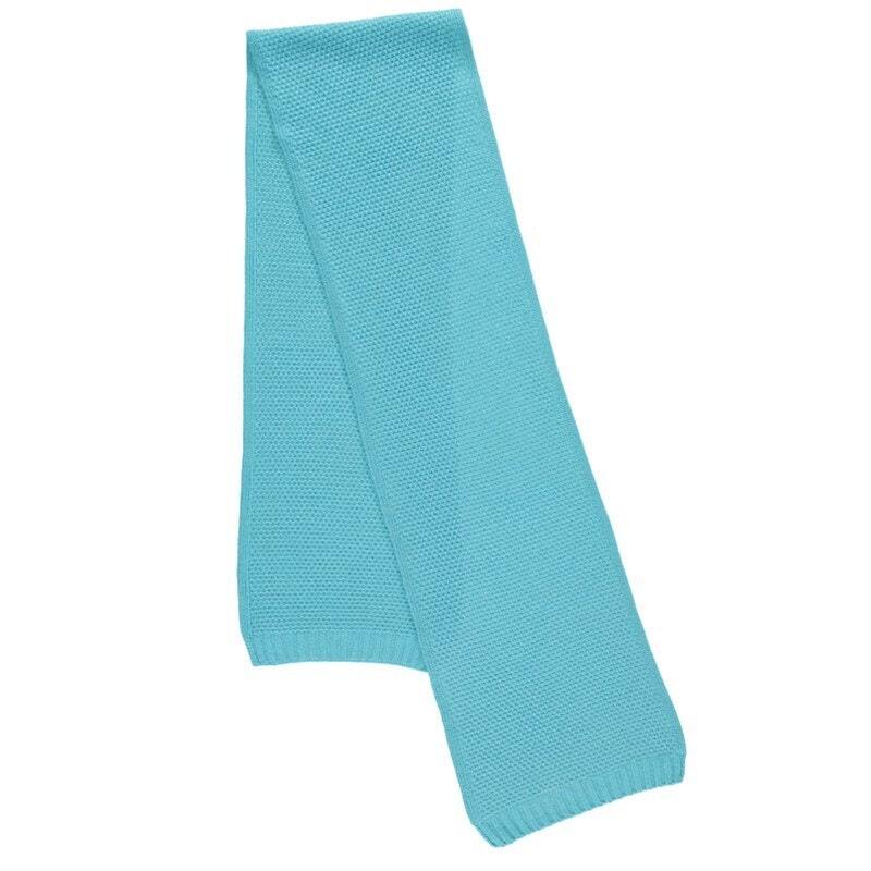 Tuck Stitch Cashmere Scarf