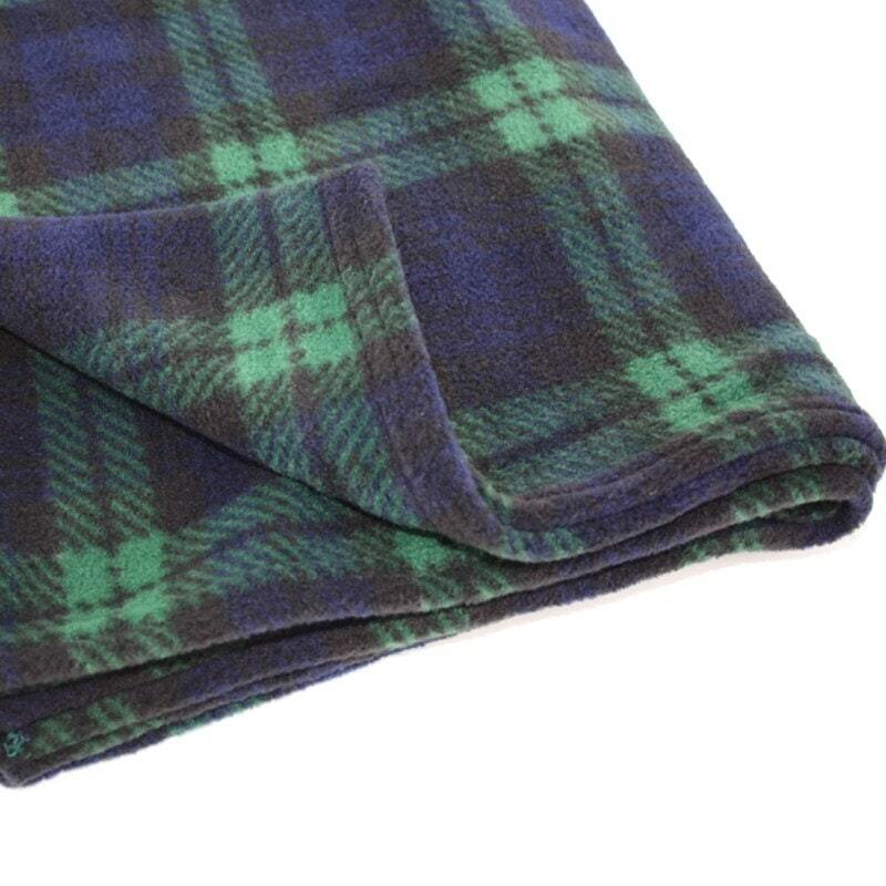 Fleece Tartan Baby Blanket