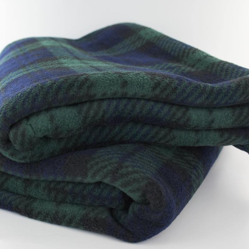 Fleece Tartan Baby Blanket