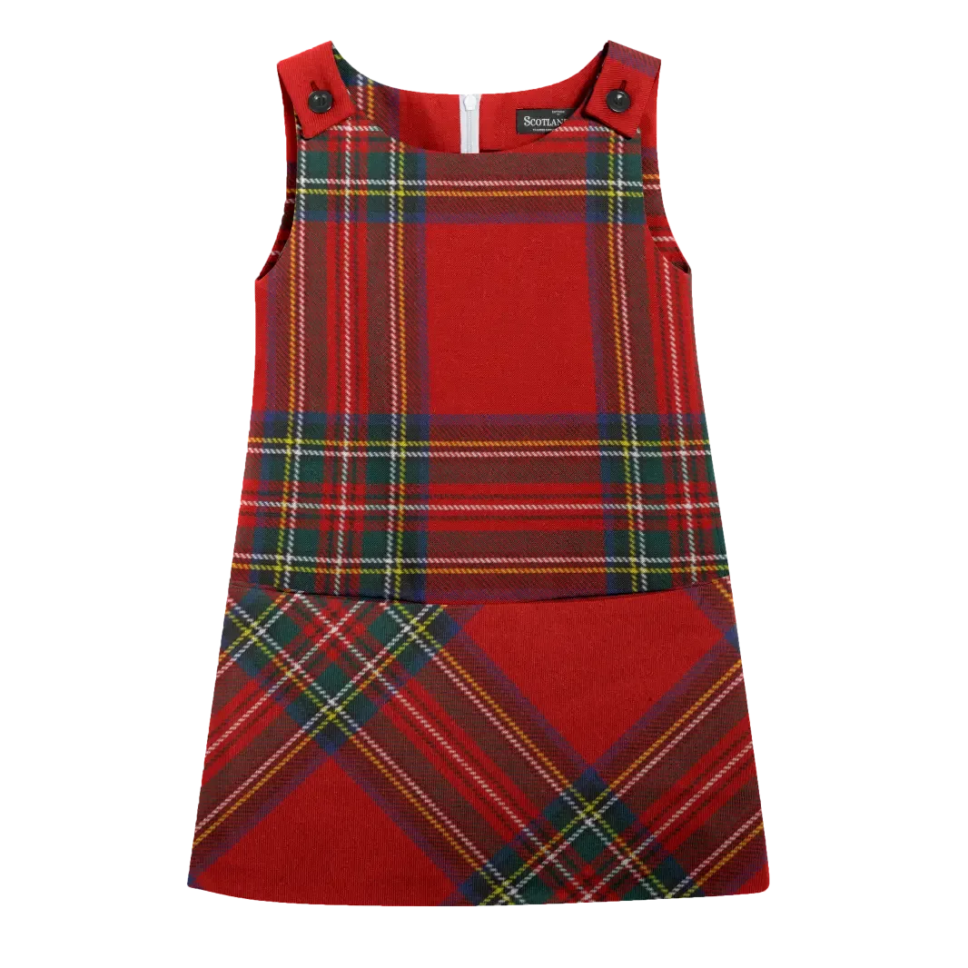 Girl's Plaid Pinafore Dress | ScotlandShop Girl's Plaid Pinafore Dress | ScotlandShop