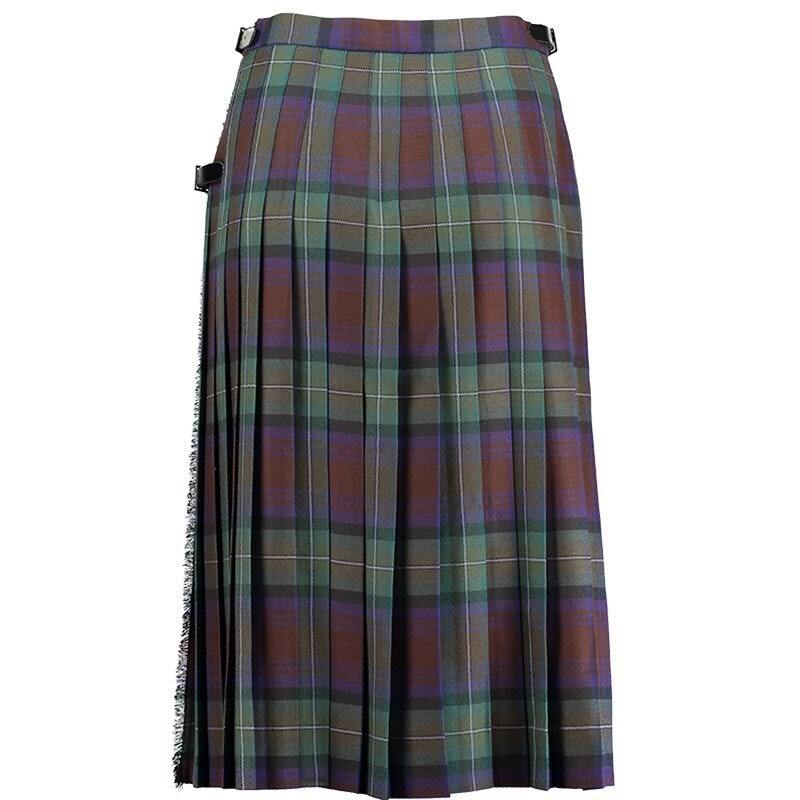 Genuine Écossais Tartan Kilt Steam Punk Jupe Rouge 10 12 14 S M