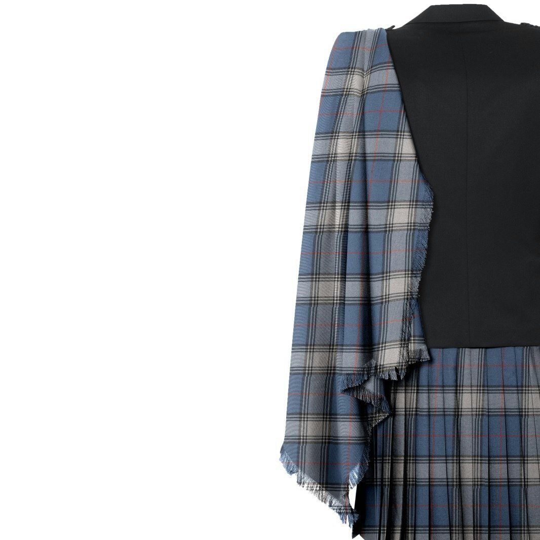 Kilt Scozzese Fly Plaid Highland Brown Tartan Realizzato In Lana Acrilica Misura 48" X 48" Con Frange - Italia - Foto 5