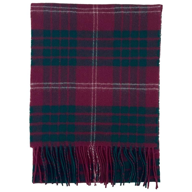 Brushed Wool Tartan Scarf