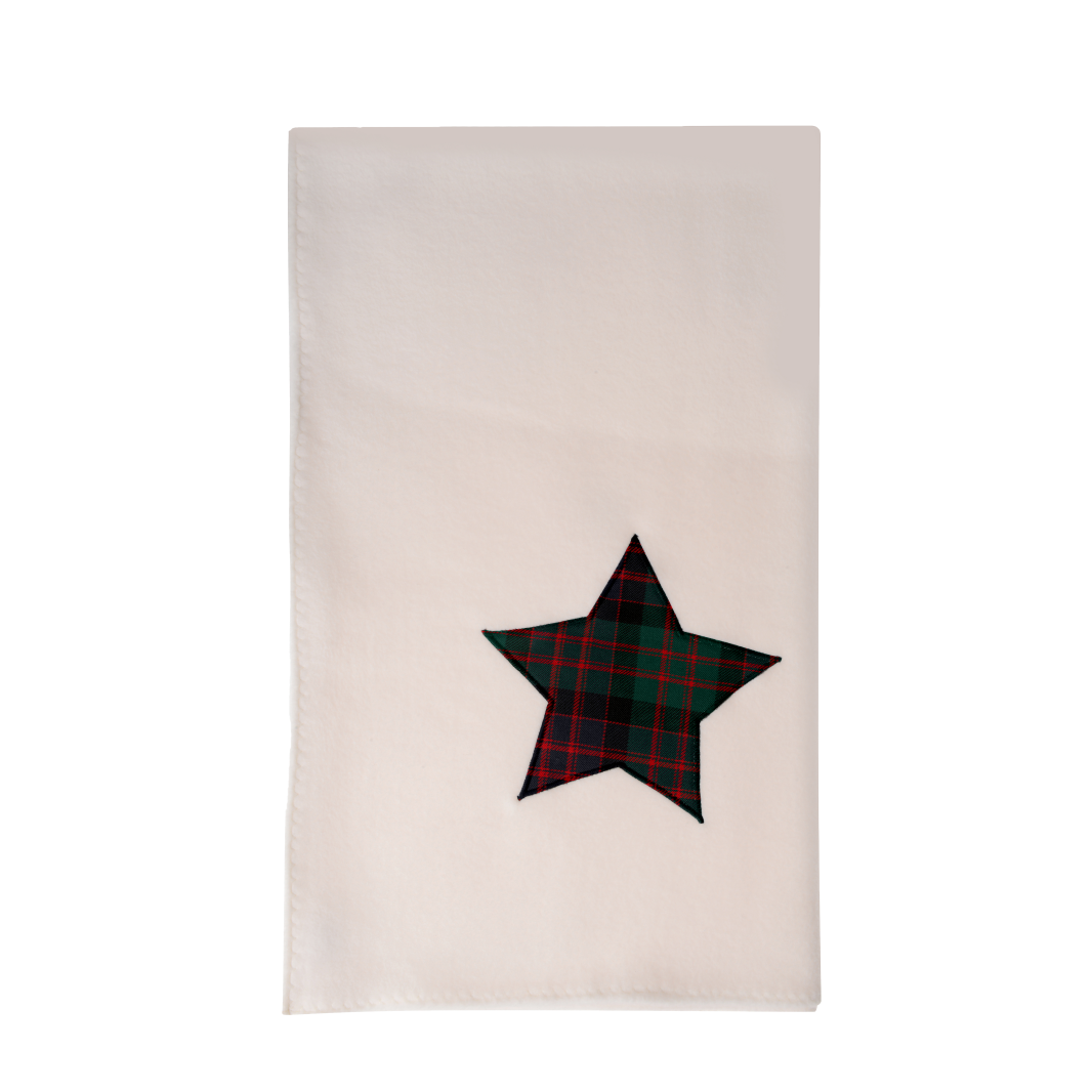 Tartan Star Baby Blanket