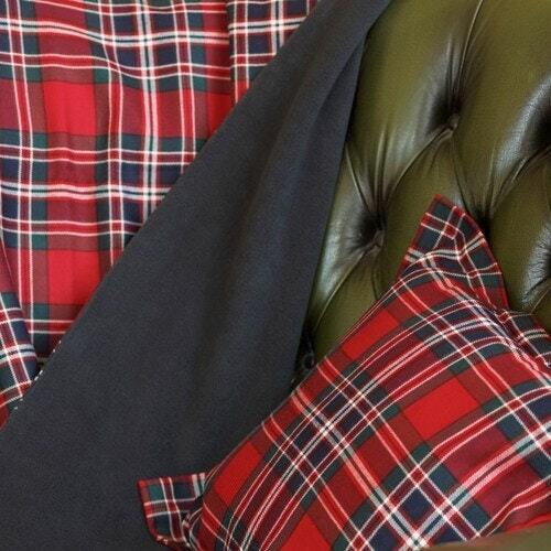 Cache-théière En Laine Fait Main, Style Cottage Irlandais, Motif Tartan Gris
