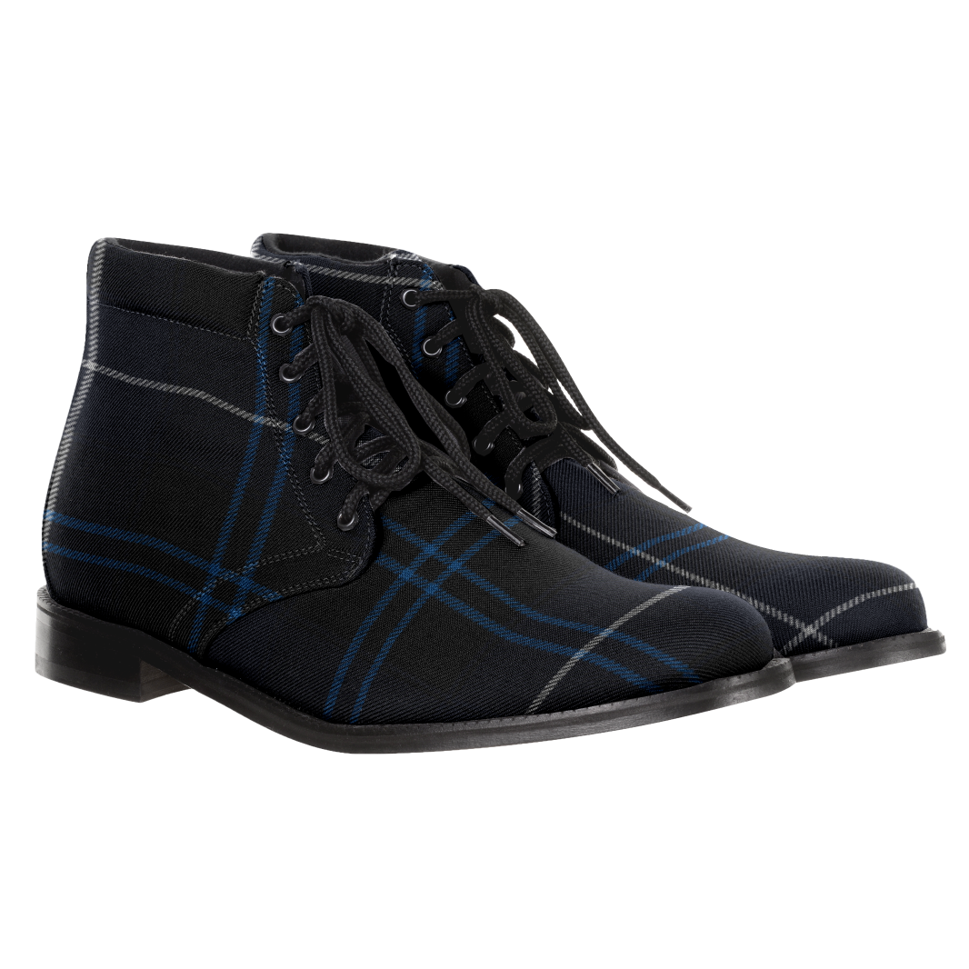 Tartan Plaid Men's Boots