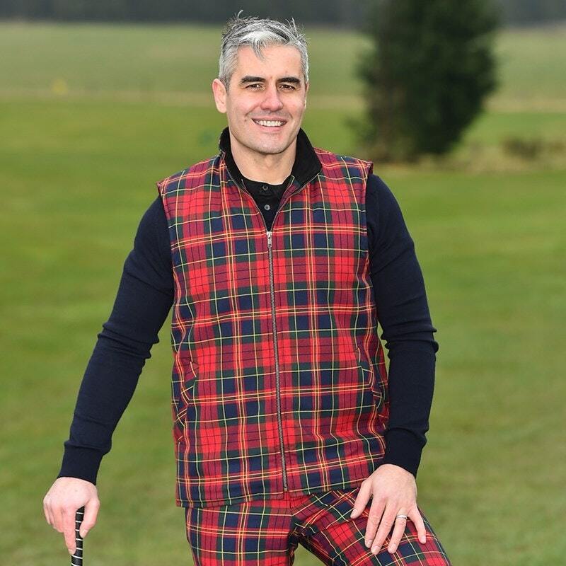 Men's Tartan Gilet