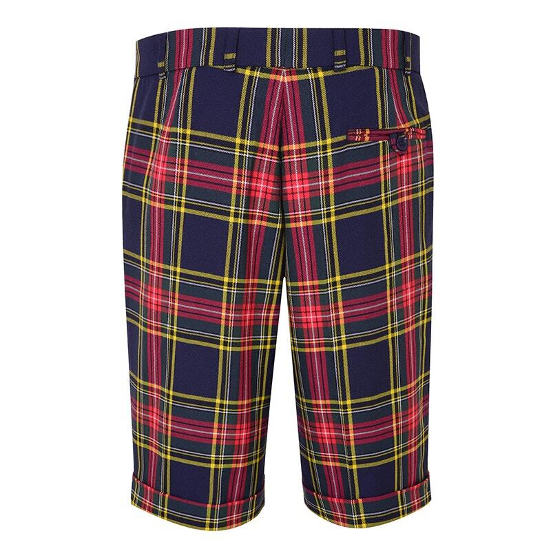 Men's Lightweight Wool Tartan Shorts