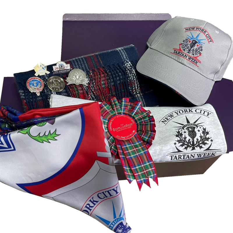 New York City Tartan Week Box Up to 500 Tartans
