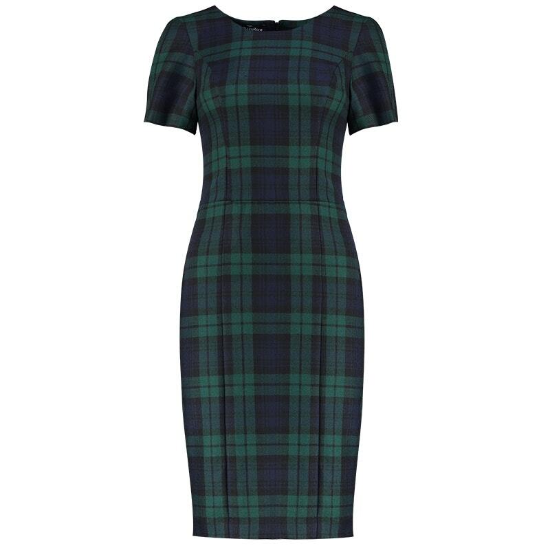 Plaid Dress with Short Sleeves | ScotlandShop Plaid Dress with Short Sleeves | ScotlandShop