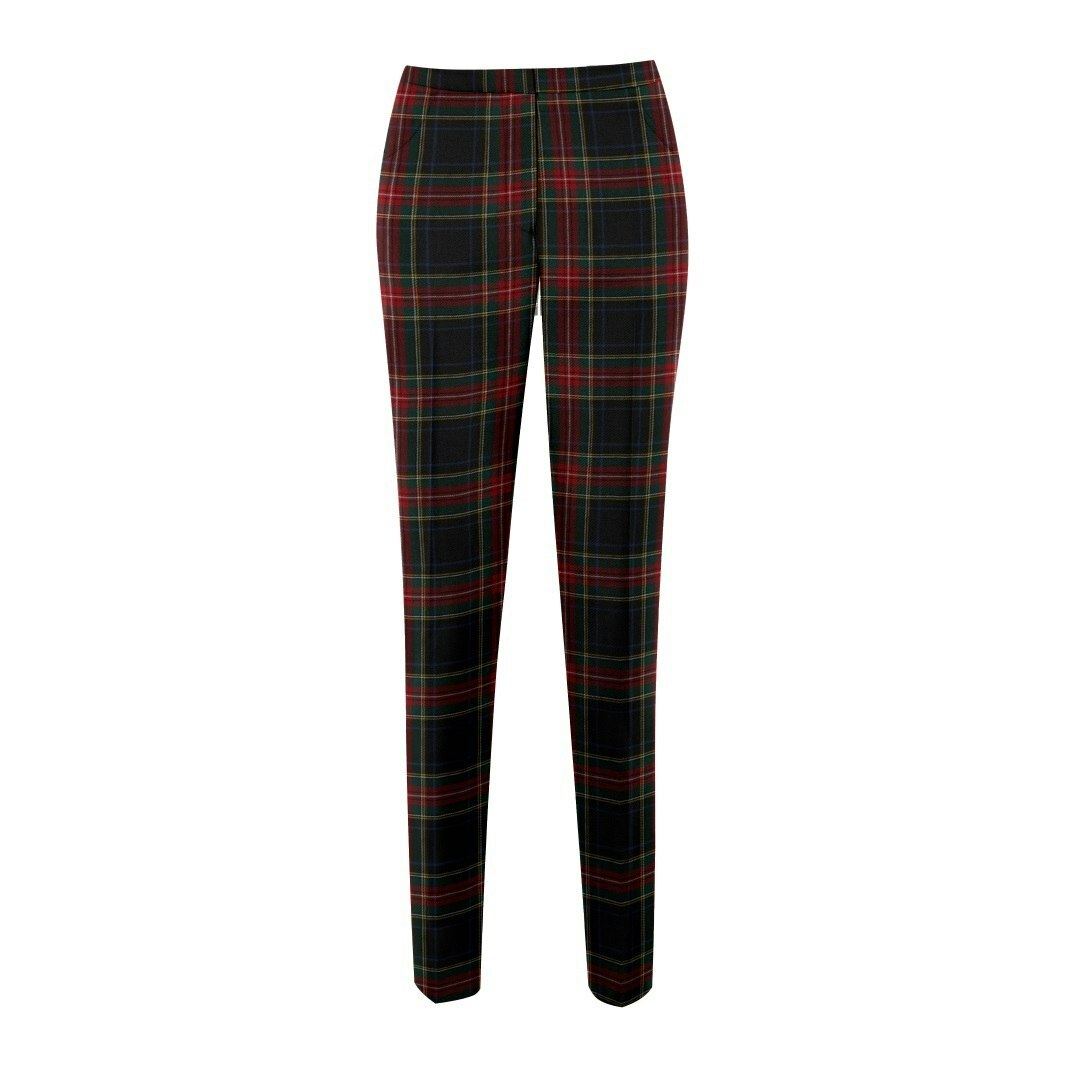 Women's Slim Cut Plaid Pants Up to 500 Tartans ScotlandShop